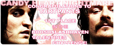 Winner of the Valentine's Challenge - Candy Heart Nightmare by tartpants